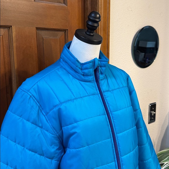 Abacus Blue Puffer Jacket Size L - Picture 9 of 11